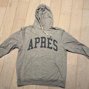 APRÈS Women's Gray Pullover Hoodie